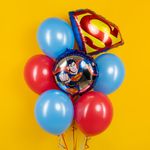 Шар (18''/46 см) Круг, Герой в плаще, 1 шт. в уп.