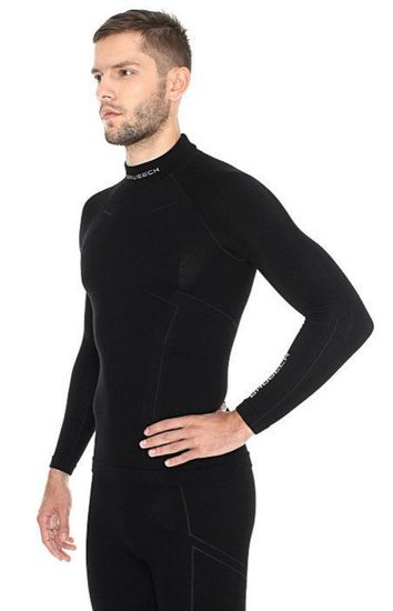 Футболка мужская BRUBECK  Wool Merino 78% LS10510/LS11920