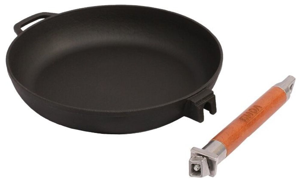 Сковорода Биол 0122, 22 см, съемная ручка