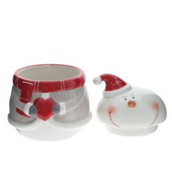 GAEM Конфетница "Веселый снеговик", 650 мл, L12 W12 H16 см