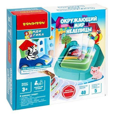 Логическая игра "Окружающий мир. Нелепицы" (Bondibon)