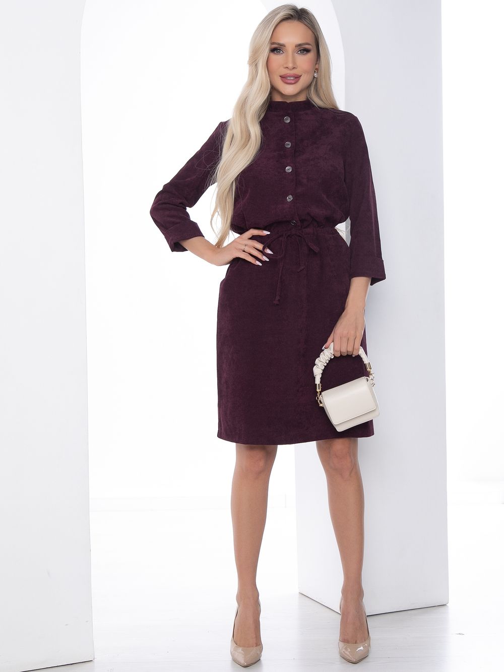 Платье Сафари (бордо) П0783 LT Collection (Акция)