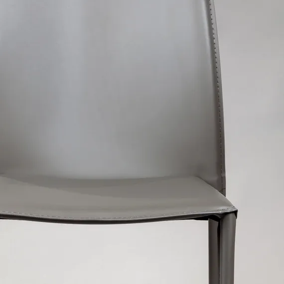 Стул Rolf серо-коричневая кожа