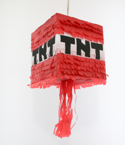 Пиньята - Super Minecraft Bomb TNT - куб