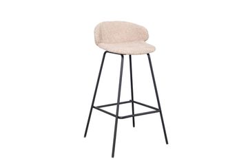 Стул барный Nita букле кофейный