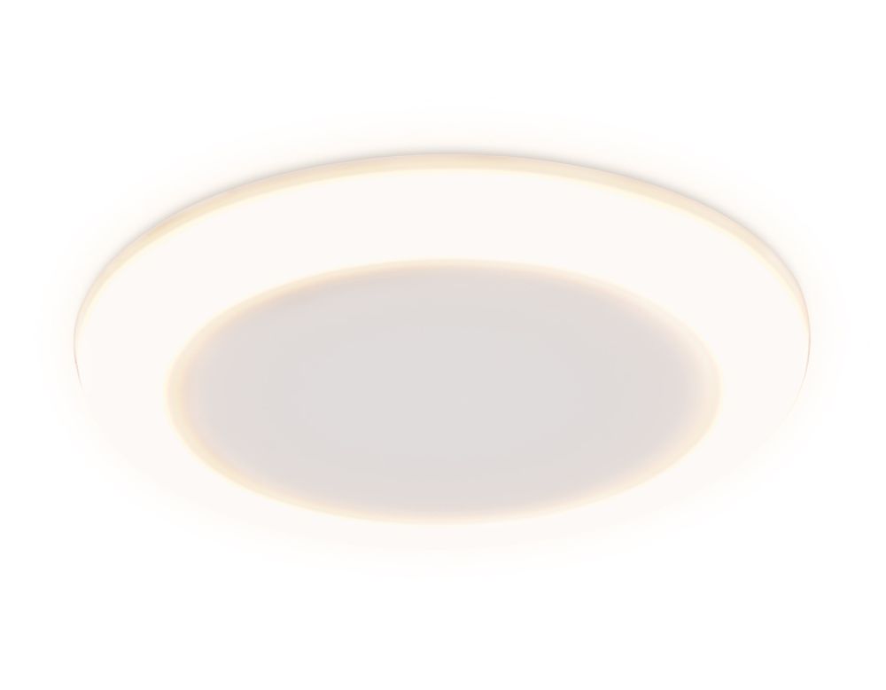 Ambrella Встраиваемый cветодиодный светильник с регулируемым крепежом и подсветкой Downlight DCR303