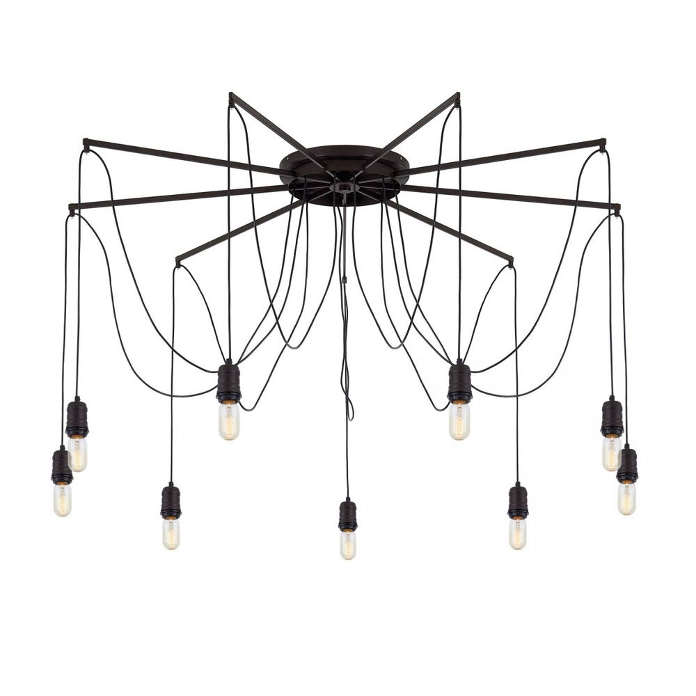 Citilux Эдисон CL451292 Люстра паук Венге