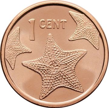 1 цент 2009 Багамские острова