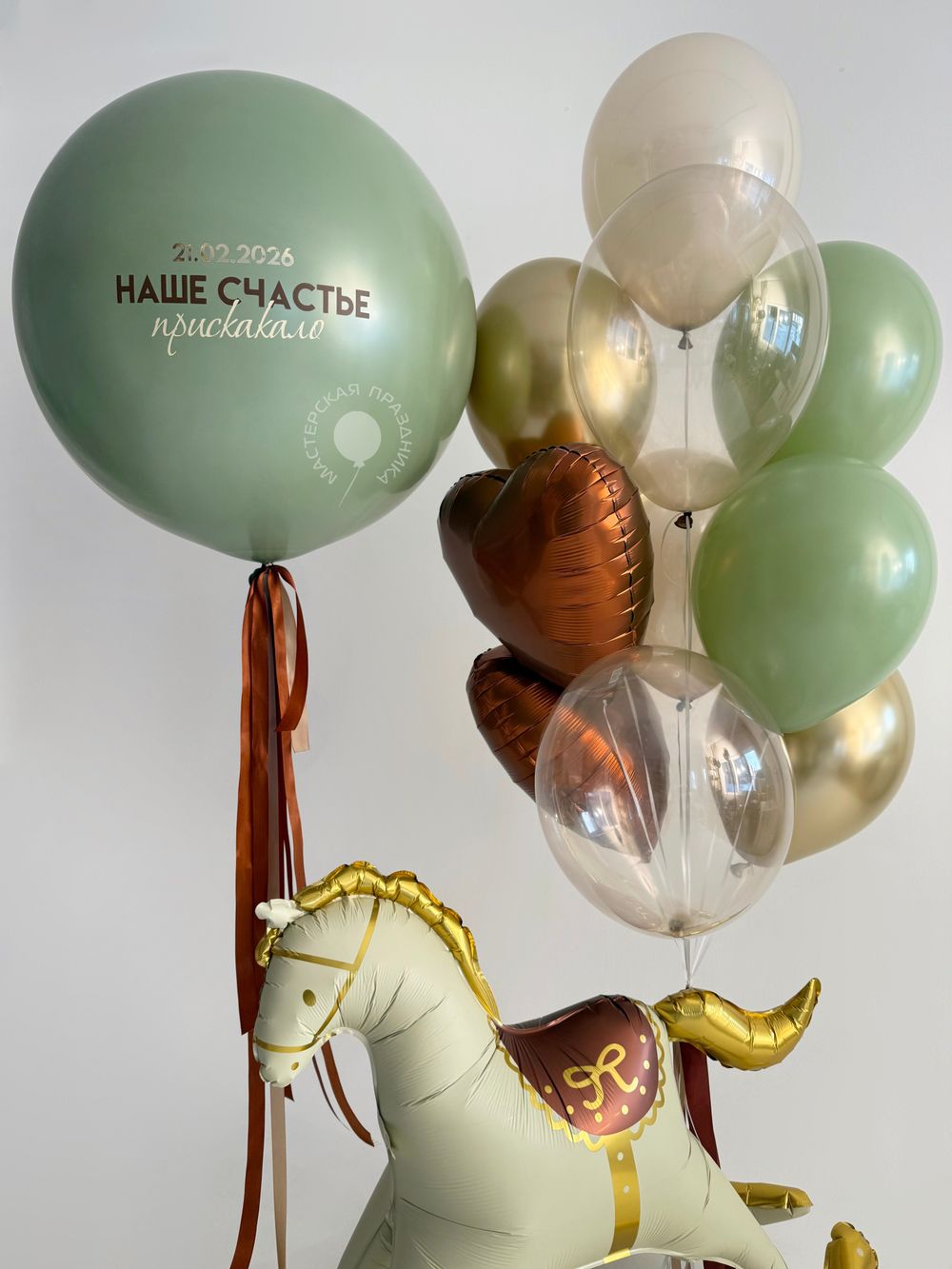Воздушные шары на выписку №8960 