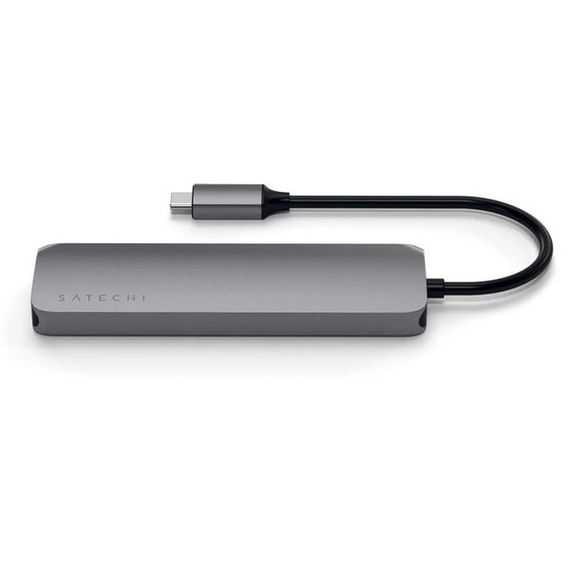 USB-хаб Satechi USB-C Multiport Pro для Macbook (ST-UCMPAM) Space Gray / Серый космос