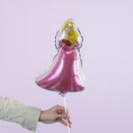 Шар с клапаном (17''/43 см) Мини-фигура, Аврора, Спящая красавица, 1 шт.