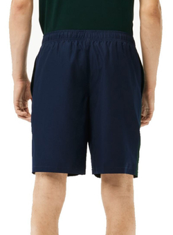 Мужские теннисные шорты Lacoste Recycled Fiber Shorts - зеленый