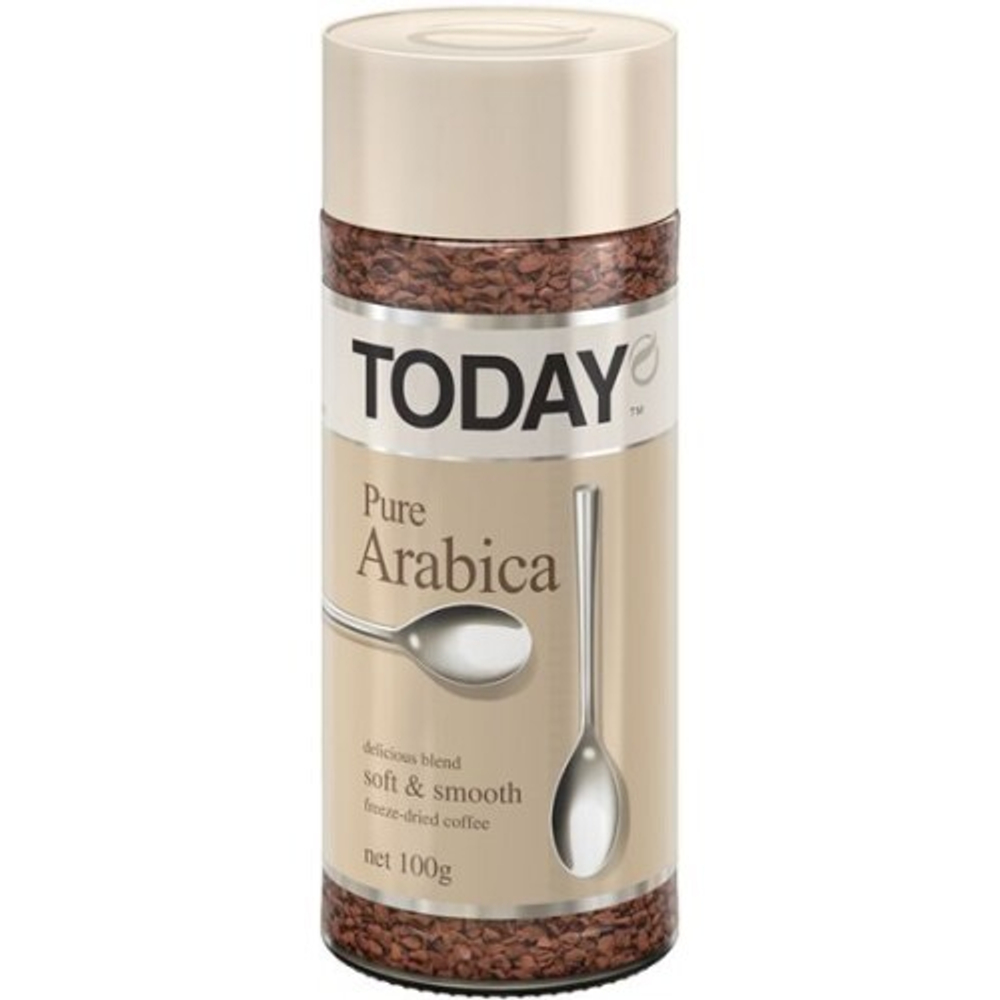 Today Pure Arabica, растворимый, 95 г