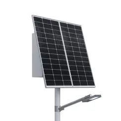 Автономная система освещения на опоре (2 солнечные панели 150 Вт)