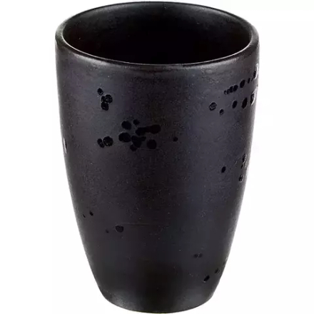 Стакан для коктейлей «Оникс» керамика 350мл D=8,H=11см черный