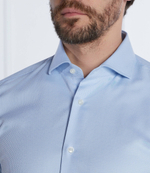 Рубашка H-HANK-SPREAD-C1-222 BOSS BLACK - голубой(50512820)