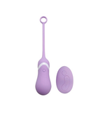 Виброяйцо с пультом ДУ 10 режимов сиреневое