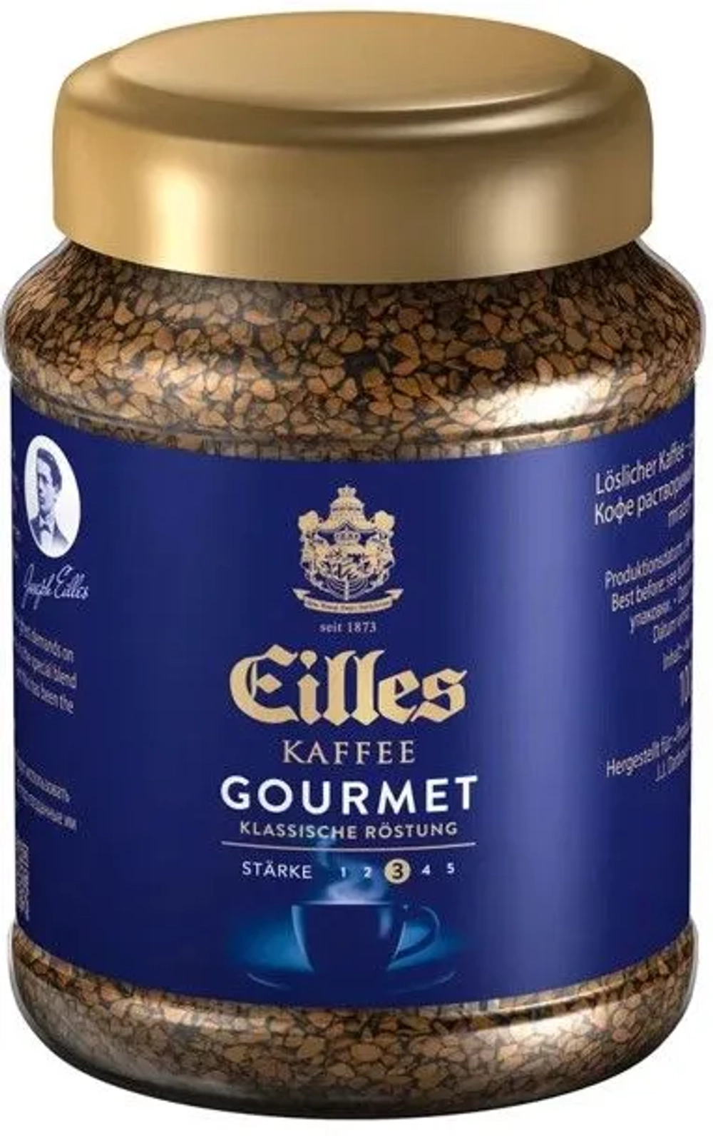 J.J.D. Eilles Gourmet Kaffee, кофе растворимый 100 г