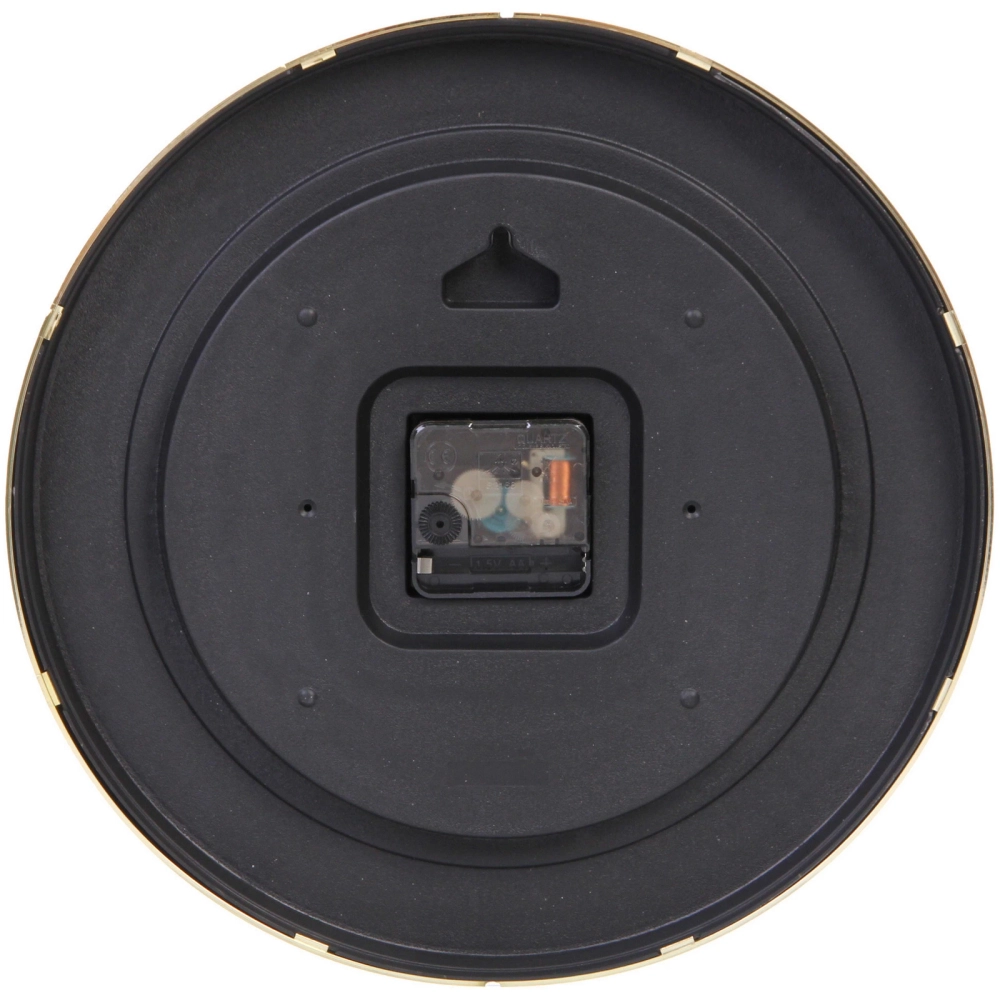 Часы настенные «HOME STYLE» 30см Темное перо, золотистый корпус