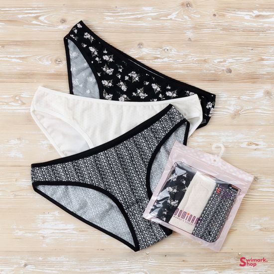 Трусики женские DOMINANT 35000-158, BIKINI, 3 шт. в уп.