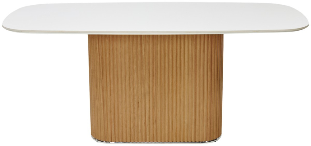 Стол М-City DISAUR Тампа (Tampa) 180 Белый, керамика, Oak