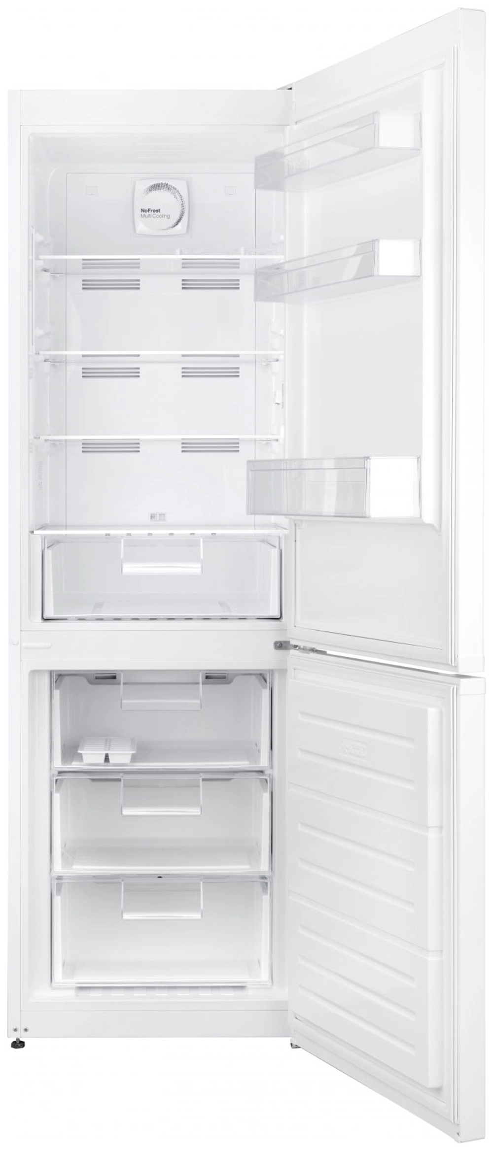 Холодильник Weissgauff WRK 185 Total NoFrost Inverter White Glass