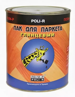 Лак паркет. 2,5 л глянцевый Поли-Р