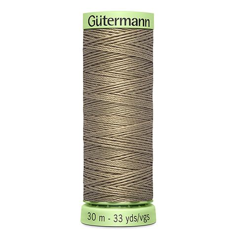Нить Top Stitch 30/30 м для декоративной отстрочки, Gutermann, 724 бледно серо-коричневый