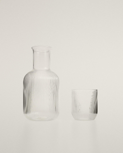 Zara Home кувшин из боросиликатного стекла, цвет прозрачный, 19 см