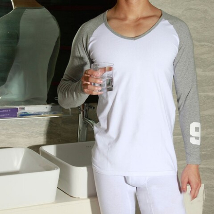 Мужской лонгслив белый SuperBody