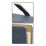 Ежедневник Basir, формат А5, материал-кожезаменитель, синий цвет, 100 листов, размер 17*23 см