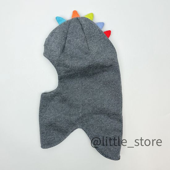 Шлем демисезонный, Серый меланж