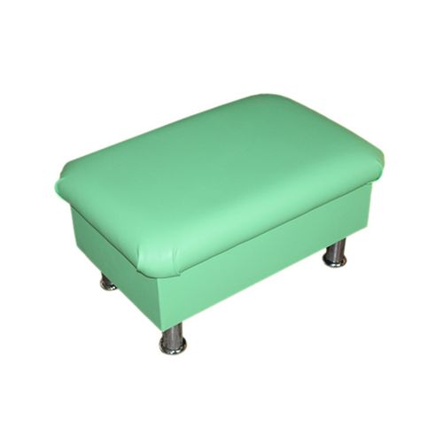 Банкетка на хромированных ножках, салатовый