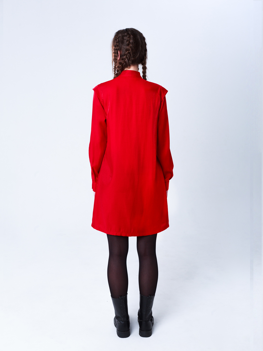 Платье "Горицвет". Красное