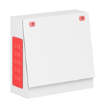 Фланец с вентиляционной решеткой, ШхВ 145x370 мм