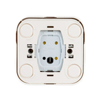 Выключатель 2-кл с подсветкой MAKEL 45123