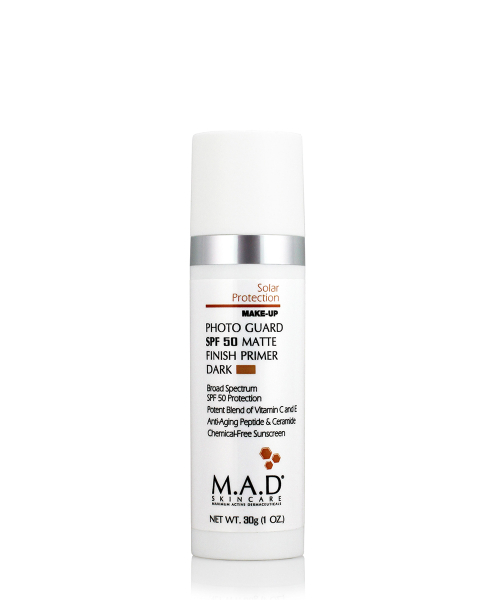 M.A.D. PHOTO GUARD SPF 50 MATTE FINISH PRIMER DARK Матирующий крем-праймер с защитой SPF 50