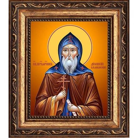 Дионисий Валаамский преподобномученик. Икона на холсте.