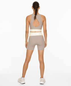 Oysho Топ-майка Perfect-Adapt, серо-коричневый