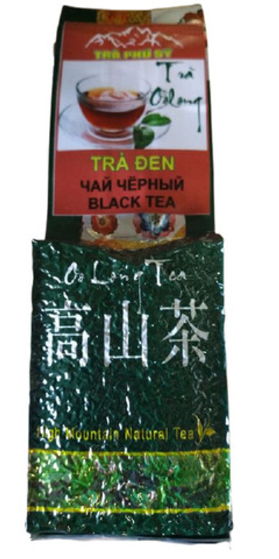 Вьетнамский черный чай Oolong black Tra Phu Sy, 100г