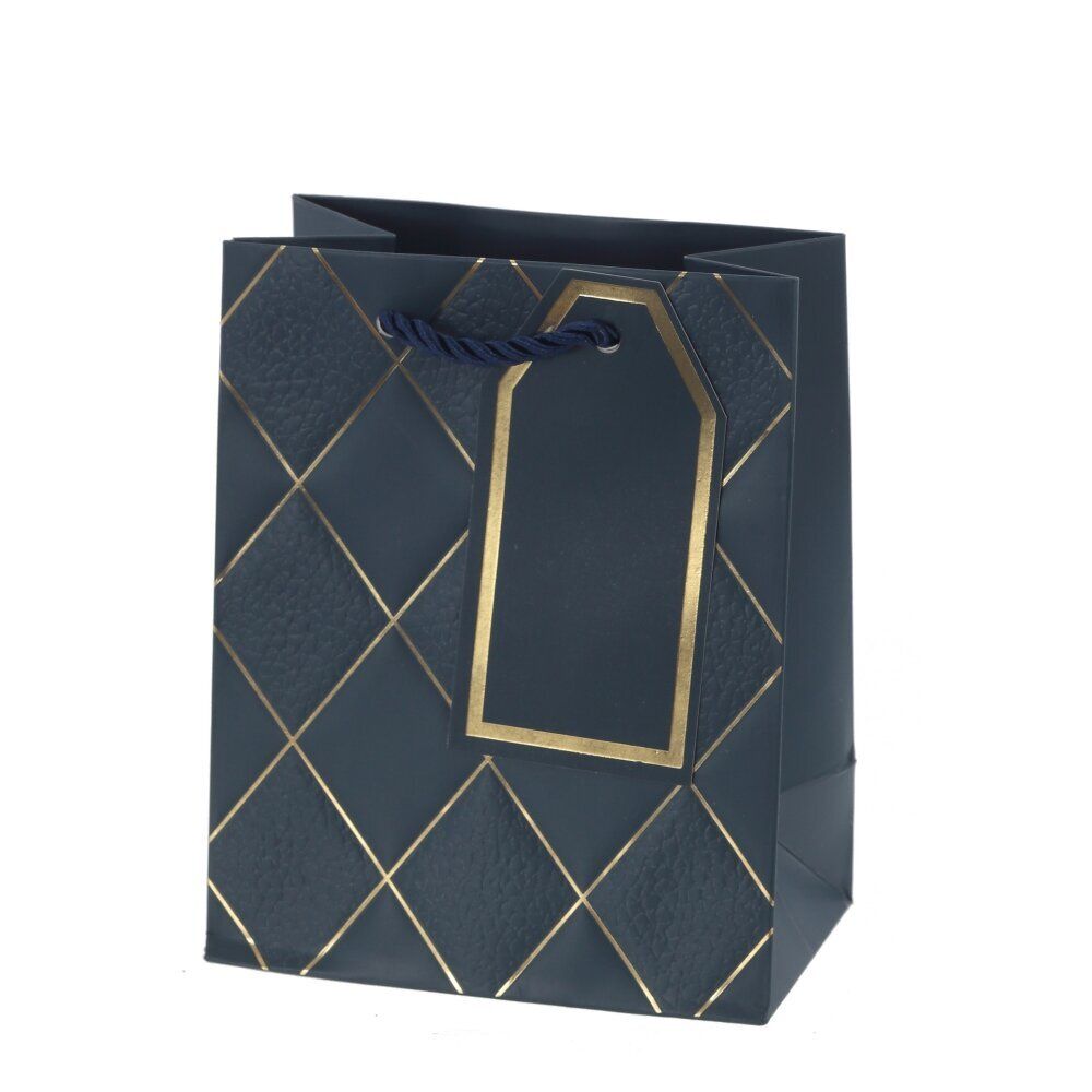 GAEM Пакет подарочный (бумага 210г/м2, блок 12шт), L12 W7 H15 см, 5в.