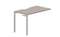 Стол 118х68х75см (эргономичный вырез) - приставной элемент