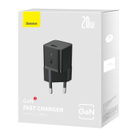 Зарядное устройство Baseus GaN5 Fast Charger (mini) 1C 20W - Black