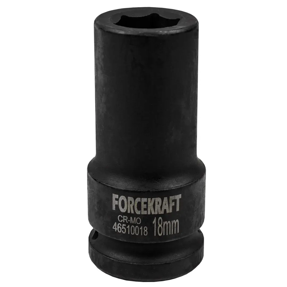 Головка ударная глубокая 3/4'', 18мм (6гр.) FORCEKRAFT FK-46510018