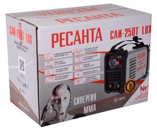 Сварочный инвертор "РЕСАНТА" САИ-250Т LUX