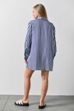 Блузка (рубашка) Тропический рай-2 Виотекс СИНИЙ