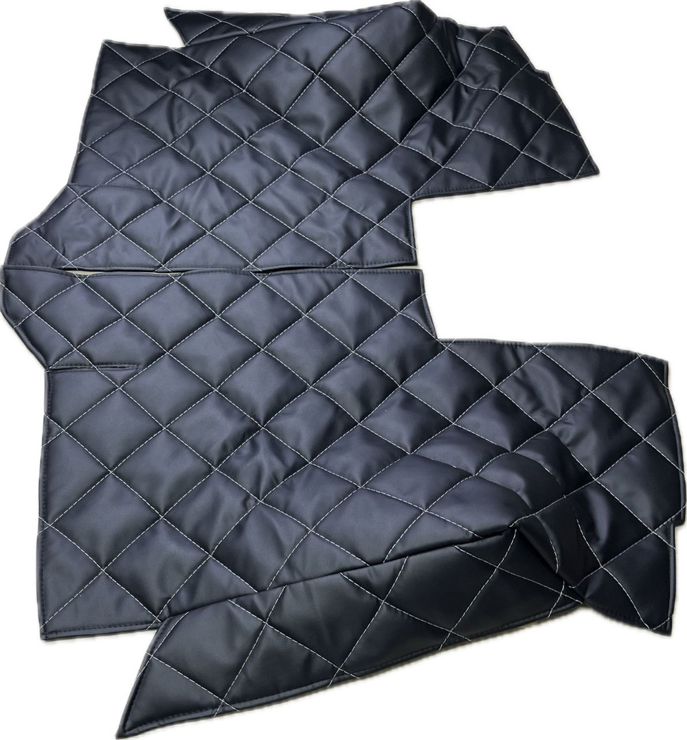 Коврики (утеплитель) под сиденья УАЗ 452 Буханка (белая нить ромб)