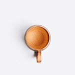 Деревянная пивная кружка из цельного куска древесины. Неклееная. C81