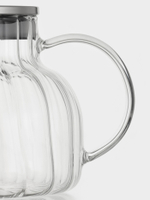 Чайник заварочный, 600 мл 20×11 см, с металлическим фильтром, стекло, прозрачный