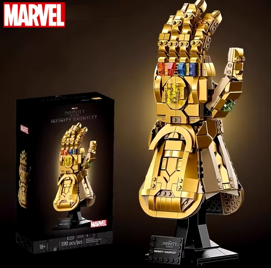 Конструктор Super Heroes " Перчатка бесконечности ", 590 дет.